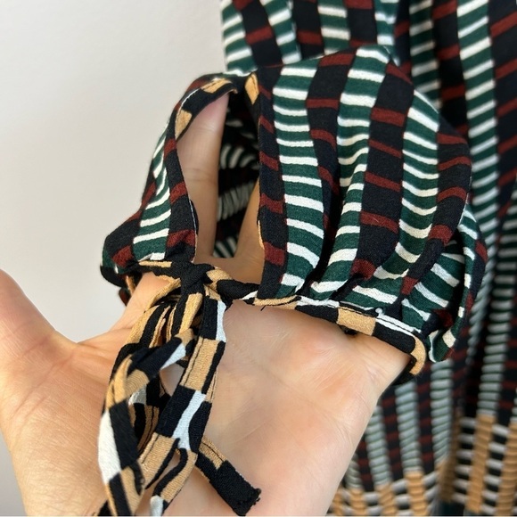 Anthropologie Maeve Gianna Long Sleeve Tunic Mixed Print Multicolor Dress Size 2 - Picture 12 of 14